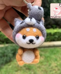 shiba vui vẻ 3 chồn con