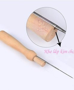 bút gỗ giữ kim chọc len