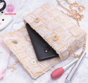 túi đan ruy băng đẹp